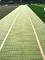 PE αφρό Ράγκμπι γήπεδο γκαζόν σοκ Pads τεχνητό γρασίδι υποστρώμα διπλής όψης Slotted