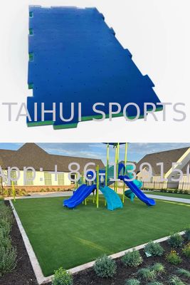 Αλληλοσυνδεόμενο Προστατευτικό Ασφαλείας Αντικραδασμικό Μαλακό Δάπεδο Παζλ 10mm-50mm Αλληλοσυνδεόμενα Δάπεδα Παιδικής Χαράς