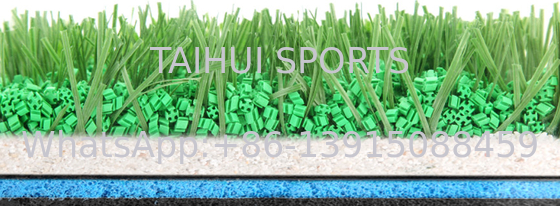 Αντι- UV Τεχνητό γρασίδι TPE Granule Shock Absorption Φούτμπολ / Γκολφ / Μπάσκετ / γυμναστήριο