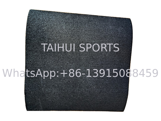 15mm Μαύρο SBR Granule Rubber Mat Shock Pad  Ιδανικό για εσωτερικά γυμναστήρια & Χόκεϊ
