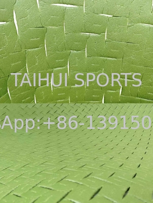 Σχεδιασμός στυλ κοπής επιθέματος απορρόφησης κραδασμών γηπέδου ποδοσφαίρου / χόκεϊ / ράγκμπι Αντοχή στο νερό Εξαιρετική απορρόφηση κραδασμών