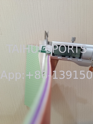 6mm Badminton Pvc Floor Tile Πράσινο / Μπλε / Κίτρινο / Κόκκινο / Γκρίζο Υγιεινή Εξωτερικό Εσωτερικό PVC δάπεδο