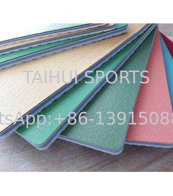 Δάπεδο PVC εσωτερικού χώρου πάχους 4.5mm 6mm 7mm 8mm για γήπεδα φούτσαλ, δάπεδα εσωτερικών αθλητικών χώρων