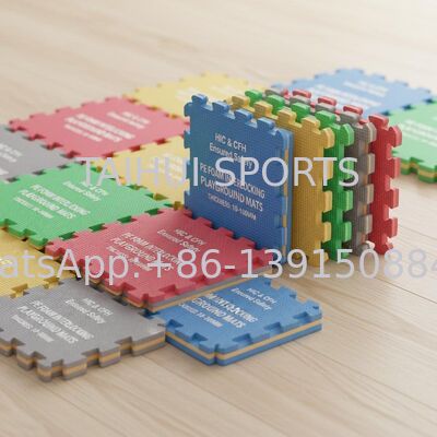 ΠΕ Φόμιμο Εναρμόνιση Safety Mat με πάχος 10-100mm και HIC & CFH Εγγυημένο για το παιδικό χώρο Shock Pad