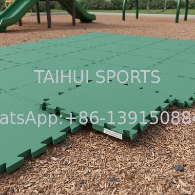 ΠΕ Φόμιμο Εναρμόνιση Safety Mat με πάχος 10-100mm και HIC & CFH Εγγυημένο για το παιδικό χώρο Shock Pad