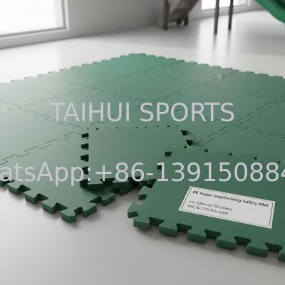 ΠΕ Φόμιμο Εναρμόνιση Safety Mat με πάχος 10-100mm και HIC & CFH Εγγυημένο για το παιδικό χώρο Shock Pad