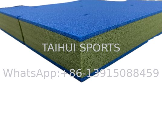 PE Foam Material Interlocking Shock Pad Puzzle Pad for Playground with 20-70mm Thickness and 30kg/m3 Density