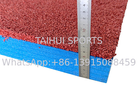 Επενδύσεις από ελαστικό χαρτί EPDM 20-100mm πάχος Υψηλή διάτρηση νερού Απορροφητικό χάλυβα χαλί για παιδική χαρά