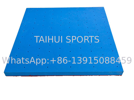 Επενδύσεις από ελαστικό χαρτί EPDM 20-100mm πάχος Υψηλή διάτρηση νερού Απορροφητικό χάλυβα χαλί για παιδική χαρά