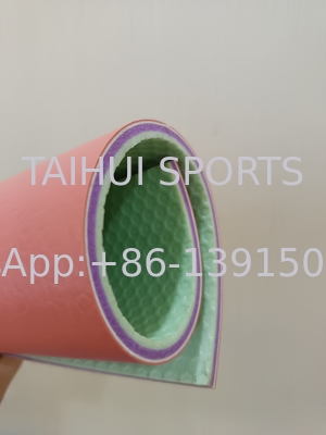 6mm Badminton Pvc Floor Tile Πράσινο / Μπλε / Κίτρινο / Κόκκινο / Γκρίζο Υγιεινή Εξωτερικό Εσωτερικό PVC δάπεδο