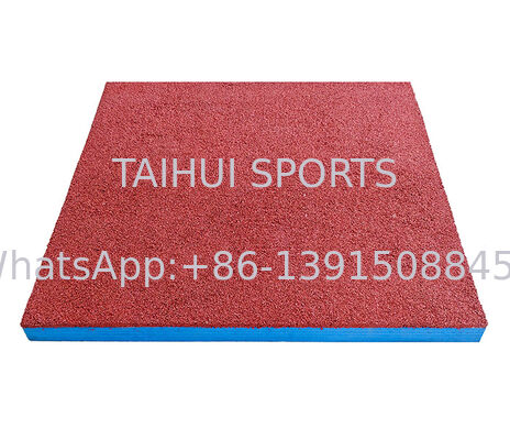 Επενδύσεις από ελαστικό χαρτί EPDM 20-100mm πάχος Υψηλή διάτρηση νερού Απορροφητικό χάλυβα χαλί για παιδική χαρά