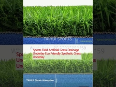 Αθλητικό πεδίο Τεχνητό γρασίδι αποχέτευση Υπόστρωμα φιλικό προς το περιβάλλον Συνθετικό γρασίδι Υπόστρωμα