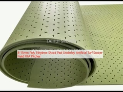 8-15mm Poly Ethylene Shock Pad Underlay τεχνητό γκαζόν Ποδοσφαιρικό γήπεδο Πιτς FIFA