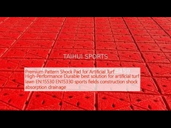 Πρωταθλήτρια πρότυπο αντλία για τεχνητό γκαζόν υψηλής απόδοσης βιώσιμη καλύτερη λύση για τεχνητό γκαζόν EN:15530 EN15330 αθλητικά πεδία κατασκευή αποχέτευση απορρόφησης κρούσματος