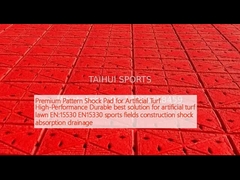 Πρωταθλήτρια πρότυπο αντλία για τεχνητό γκαζόν υψηλής απόδοσης βιώσιμη καλύτερη λύση για τεχνητό γκαζόν EN:15530 EN15330 αθλητικά πεδία κατασκευή αποχέτευση απορρόφησης κρούσματος