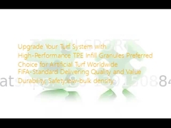 Αναβαθμίστε το σύστημα γκαζόν σας με υψηλής απόδοσης κόκκους TPE Προτιμώμενη επιλογή για τεχνητό γκαζόν Παγκόσμιο πρότυπο FIFA Παρέχοντας ποιότητα και αξία Αρμόδια, ασφάλεια, χαμηλή πυκνότητα