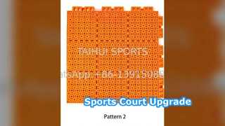 Ανθεκτικό αθλητικό δάπεδο Αποστράγγιση εύκολης εγκατάστασης